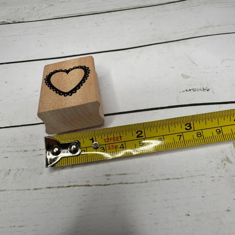 Set Of 4 Recollections Valentine Rubber Stamps With Owl Heart &‎ Arrow Designs